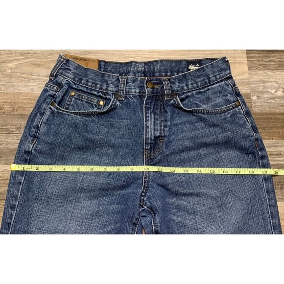 Chaps 1978 Demin Mens Straight Fit Jeans Cotton Medium Wash Size 30x32 - Picture 12 of 14